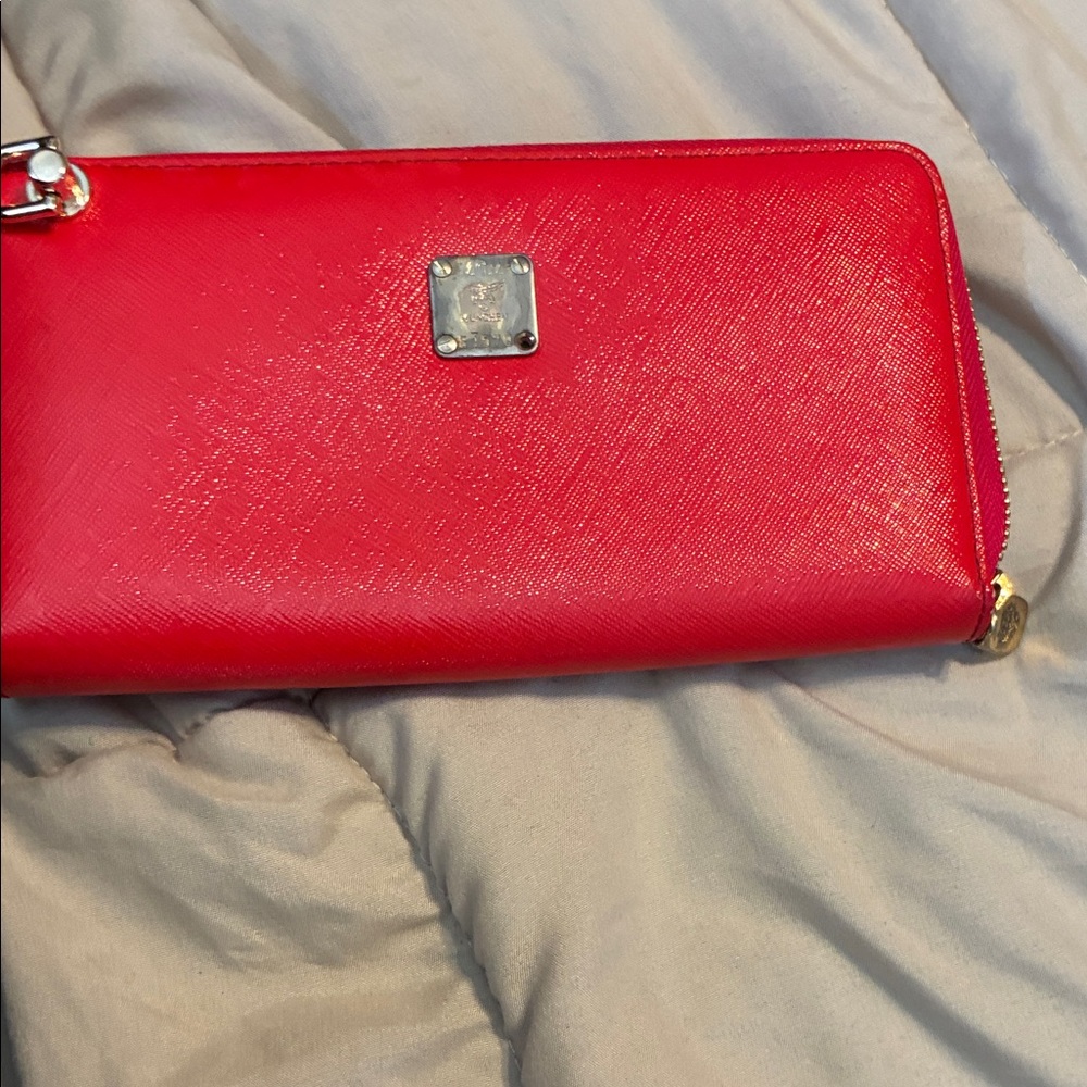 MCM Red Women's Wallet
